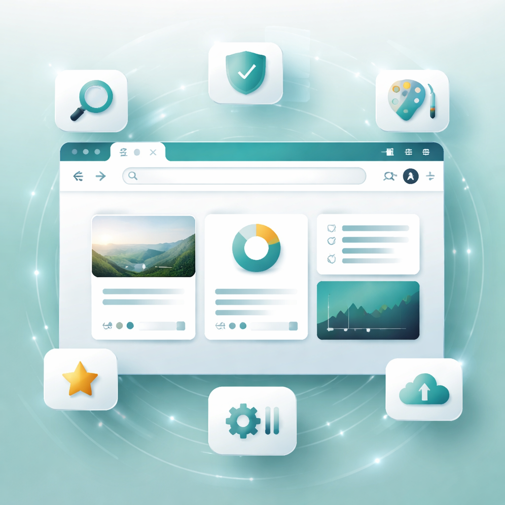 Chrome 深色模式与个性化扩展插件展示